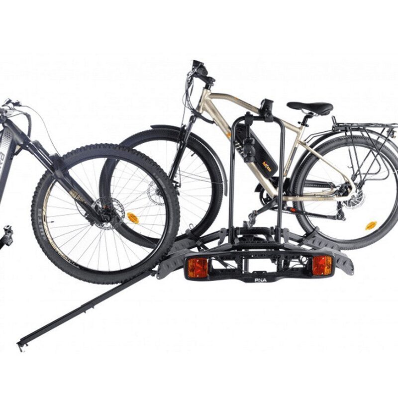 Porte velo d'attelage p2r pour 2 velos avec emplacement (livre