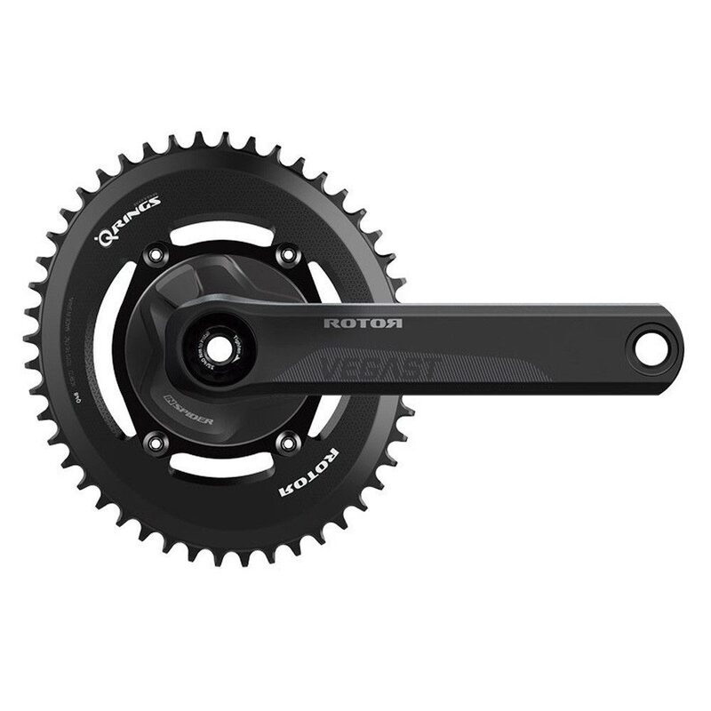 Mono plateau Rotor Qring ovalisé Aero Spider Mount 110x4