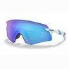 Lunettes vélo Oakley Encoder Polished White/Prizm Sapphire
