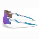 Lunettes vélo Oakley Encoder Polished White/Prizm Sapphire