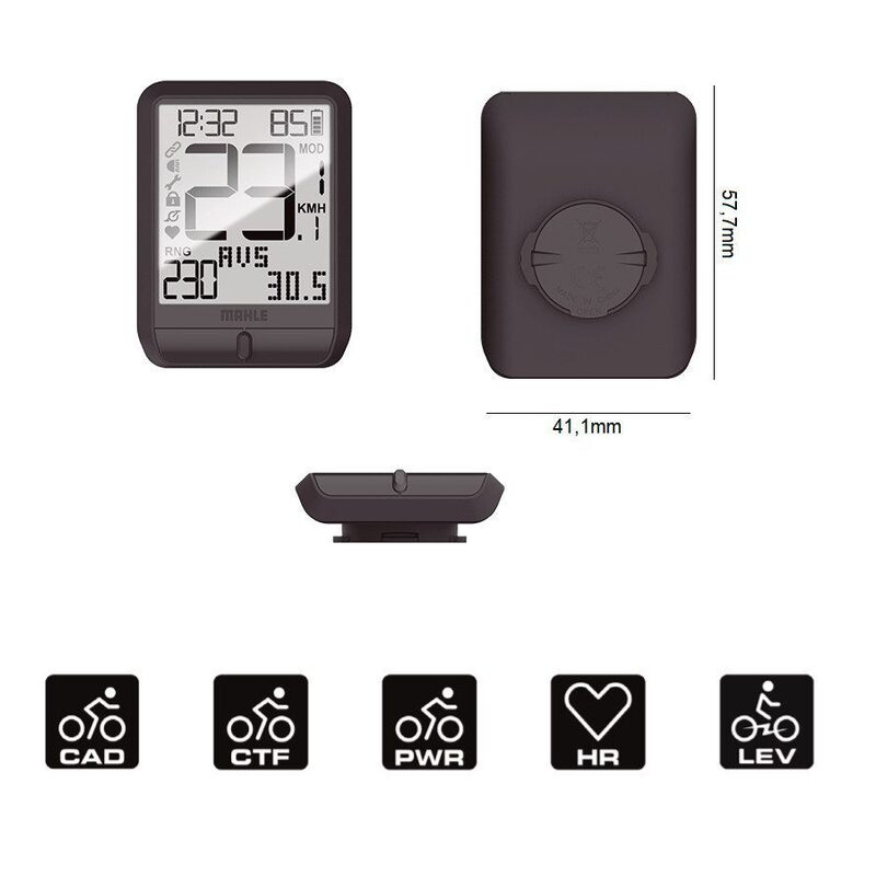 Controlescherm Wilier Mahle Ebikemotion Pulsarone voor elektrische fietsen