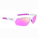 Lunettes vélo AZR Izoard Blanc/Fushia