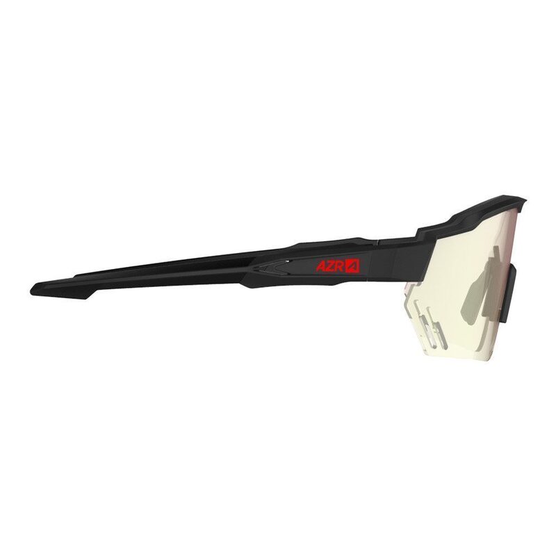 AZR Kromic Race RX fietsbril Zwart Gelakt / Iris Rood Photochromatisch Scherm 0-3