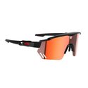 AZR Kromic Race RX fietsbril Zwart Gelakt / Iris Rood Photochromatisch Scherm 0-3