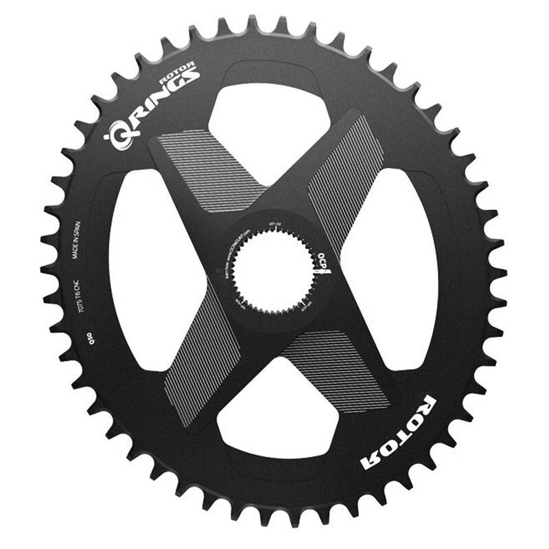 Mono plateau vélo ovalisé Rotor QRings Direct Mount