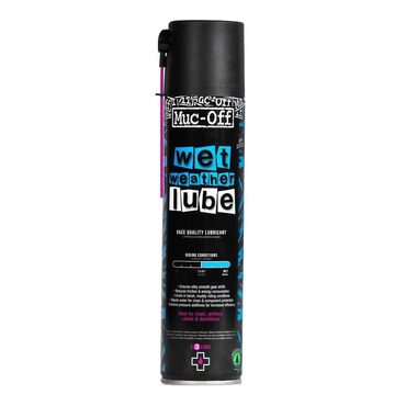 Muc-Off Wet Weather Lube spuitbus 400 ml smeermiddel