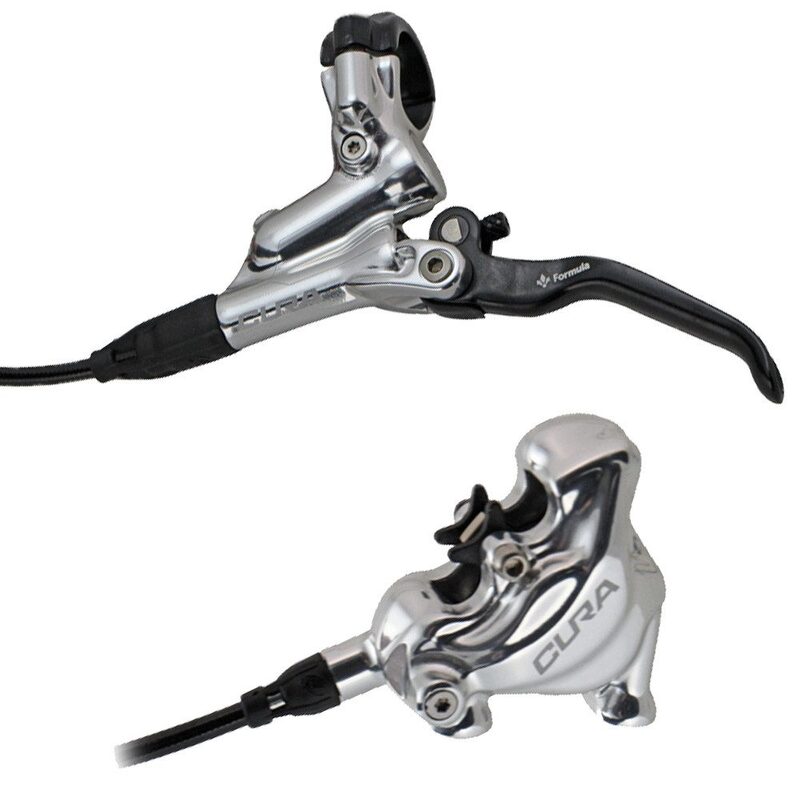 Mountainbike schijfrem voor of achter Formula Cura Flat Mount 175 cm zonder remschijf Polish