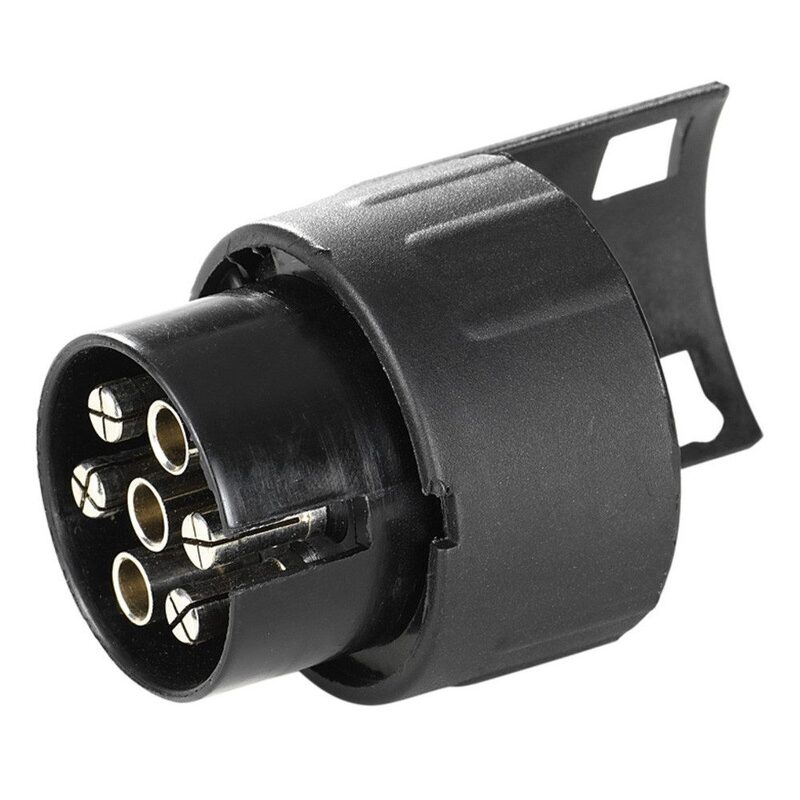XUEYI Adaptateur Remorque 7 Vers 13 Broches | Pour Voiture, Camion, Caravane | Plug & Play | Eau Et Corrosion