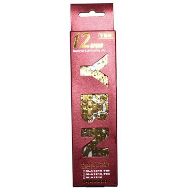 Chaine vélo route et VTT Yaban SLA 1210 12V autolubrifiée Or