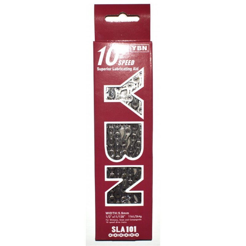Superlichte Yaban SLA 101 racefiets- en mountainbikeketting 10V, zelfsmerend