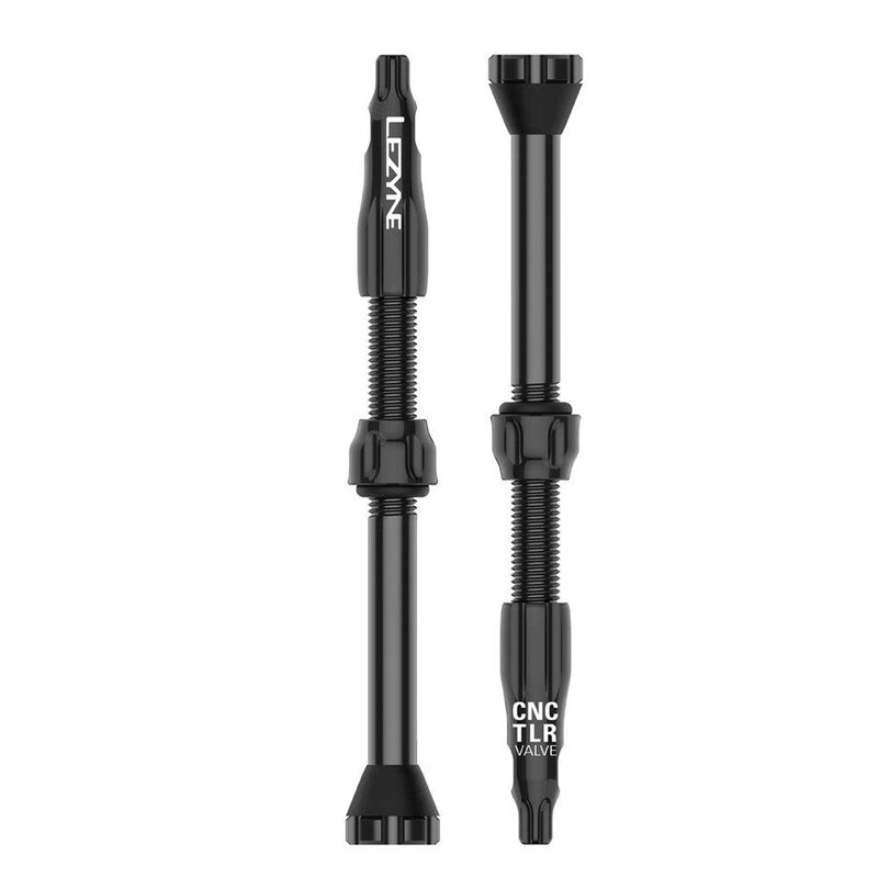 Lot de 2 valves Tubeless Lezyne CNC TLR Valve Lot de 2 valves Tubeless Lezyne CNC TLR Valve