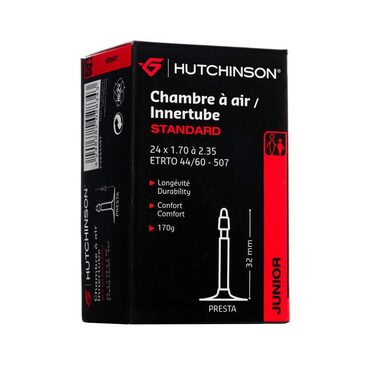 Chambre à air VTT 24 pouces Hutchinson 24x1.70 à 2.35 Schrader