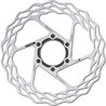 Disque de frein vélo route Galfer Fixed Disc Wave CenterLock argent