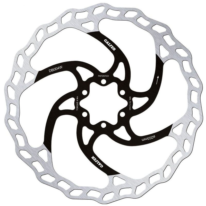 Galfer Wave MTB-remschijf met 6 gaten 2 mm