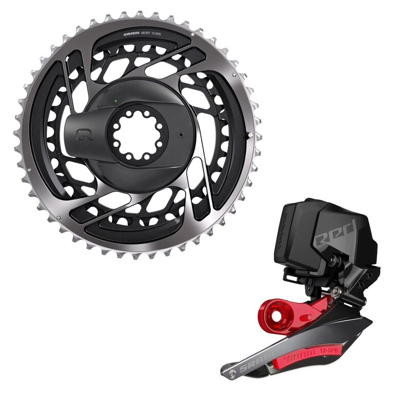 Kit vermogensmeter Sram Quarq Red AXS D1 en voorderailleur