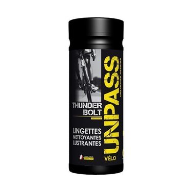 Ontvettende en reinigende doekjes zonder water Unpass ThunderBolt box 35