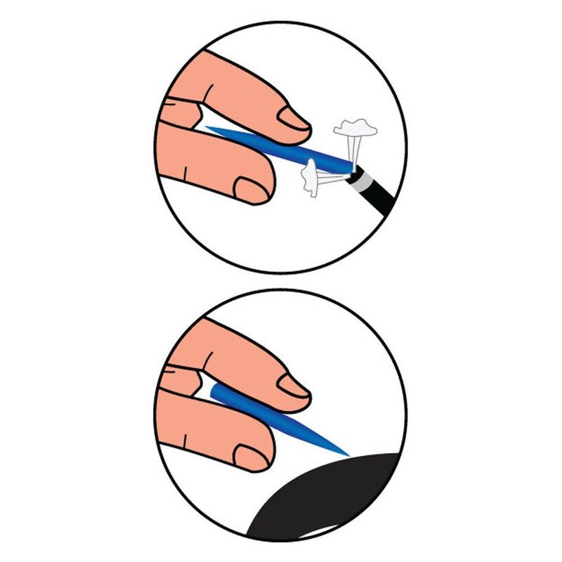 Set van 3 Velox bandenlichters met steenverwijderaar