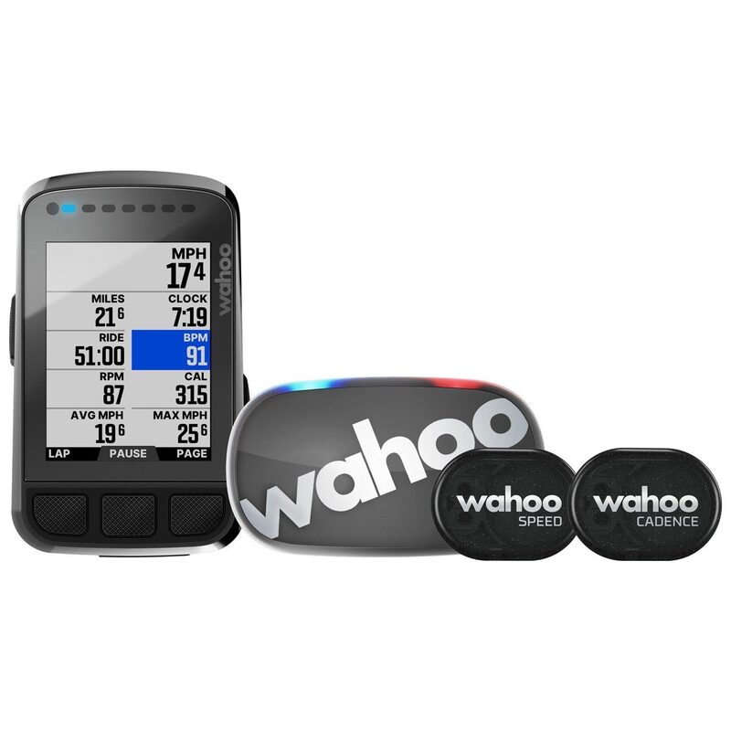 Compteur vélo GPS Wahoo Bolt écran couleur V2 Bundle