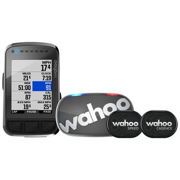 Compteur vélo GPS Wahoo Bolt écran couleur V2 Bundle
