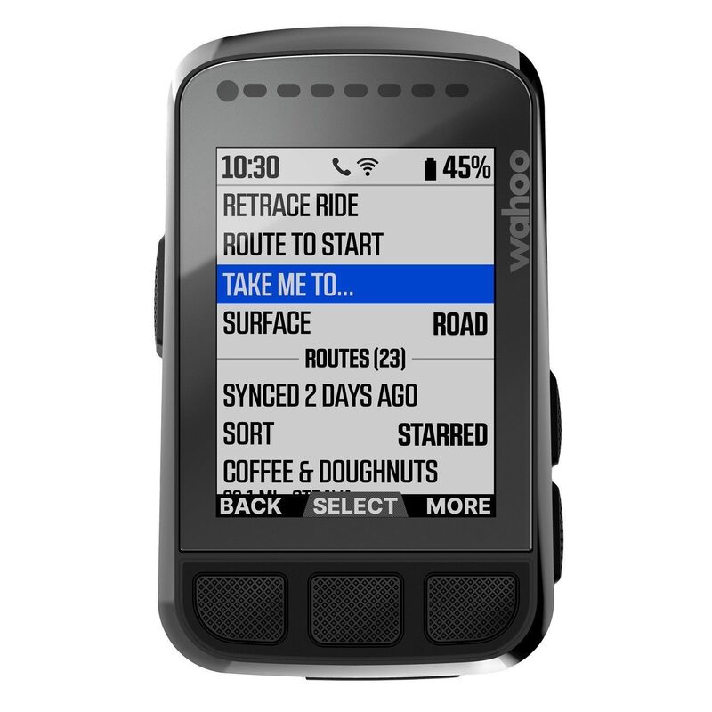 Compteur vélo GPS Wahoo Bolt écran couleur V2 Bundle
