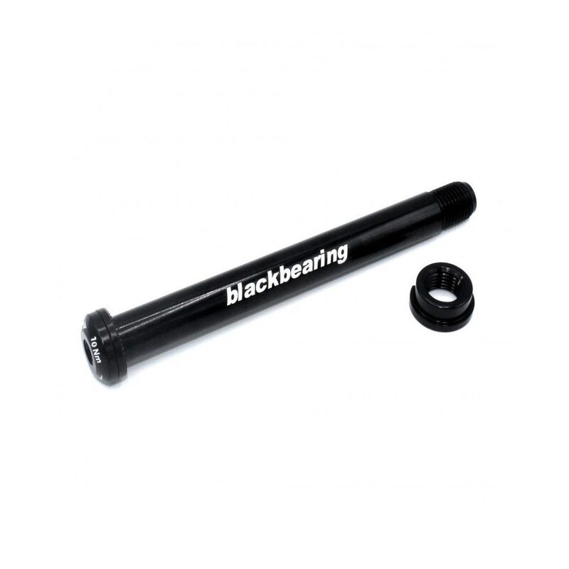 Axe de roue avant Black Bearing 15 mm - 145mm - M14x1,5 - 17 mm - compatible FOX