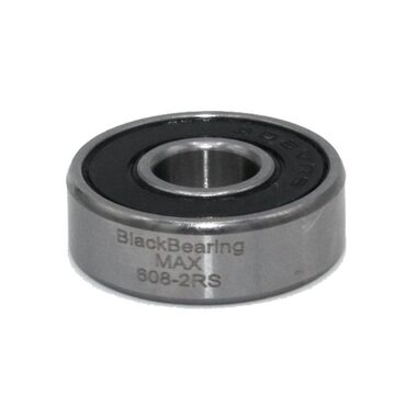 BlackBearing MAX 608-2RS 8x22x7 mm stalen lager voor volledig geveerde mountainbikes
