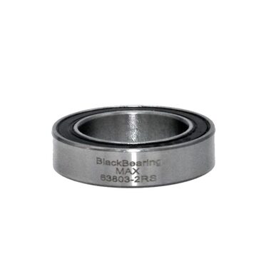 Roulement VTT tout suspendu BlackBearing MAX 63803-2RS 17x26x7 mm acier