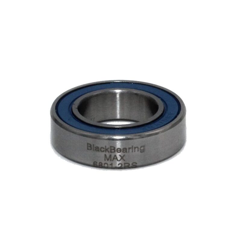 Roulement VTT tout suspendu BlackBearing MAX 6801-2RS 12x21x5 mm acier