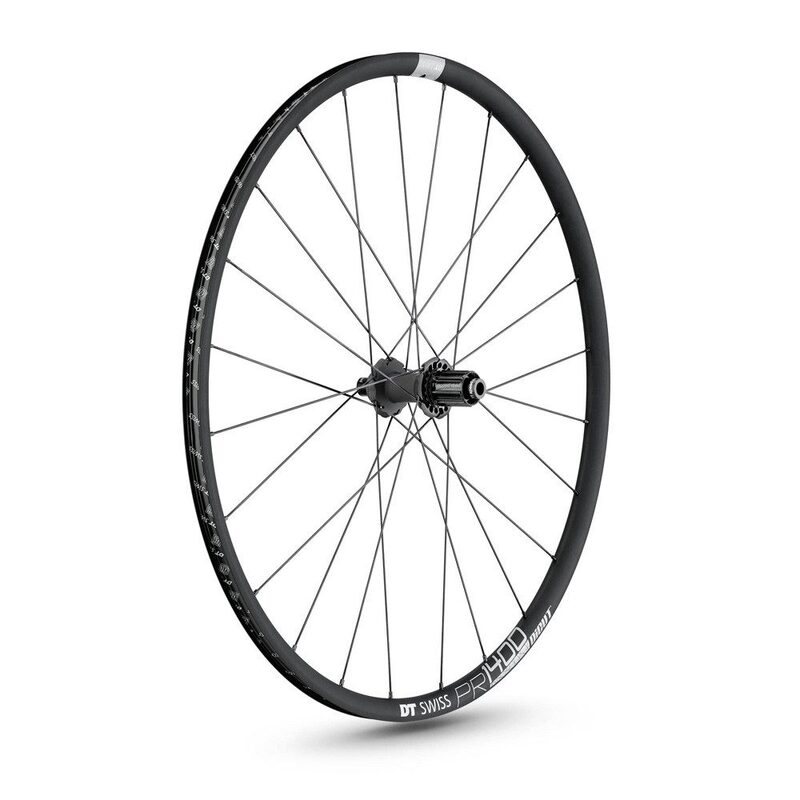 Roue arrière vélo route DT Swiss PR 1400 Dicut 21 CL Tubeless Ready