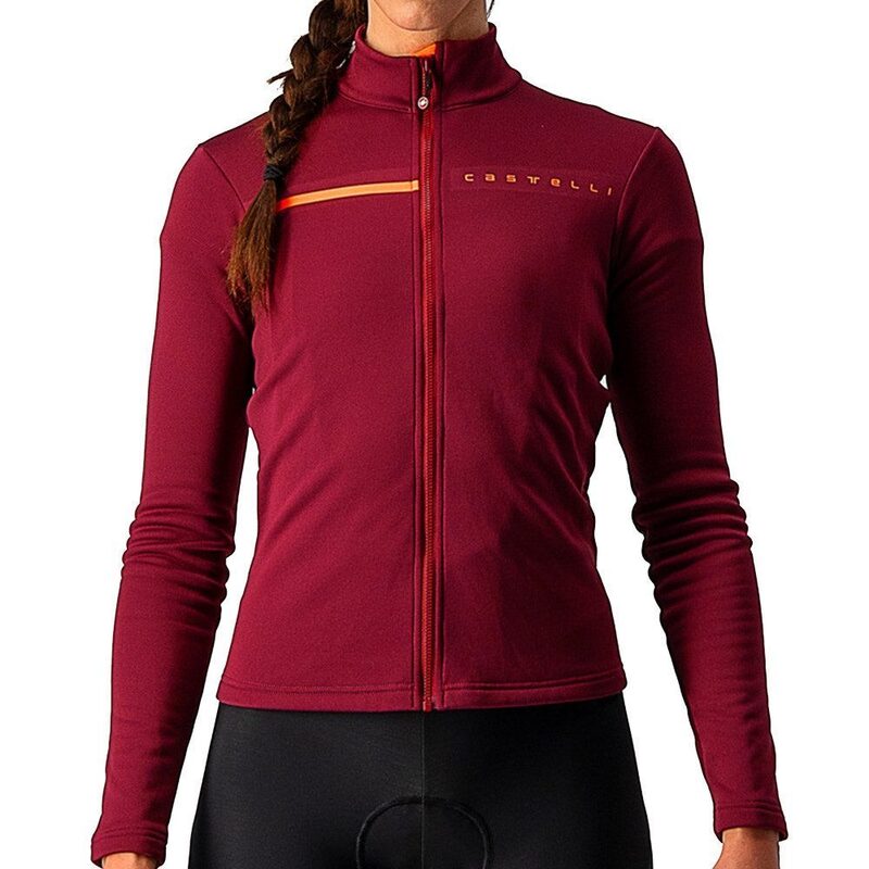 Photo Maillot vélo manches longues femme Castelli Sinergia 2 bordeaux L