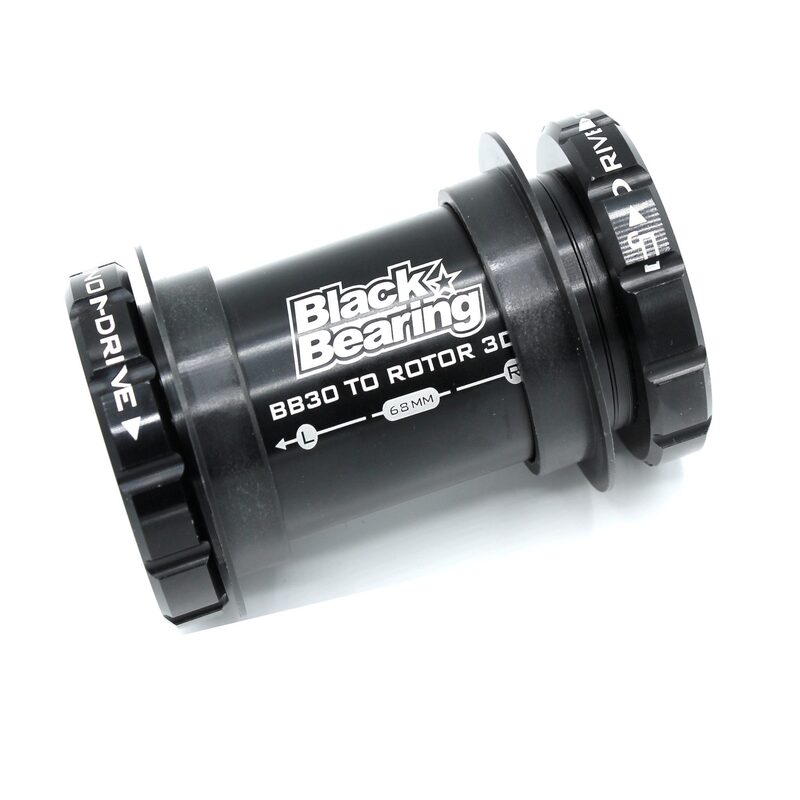 Boitier de pédalier Blackbearing B5 BB30 42x68-73mm axe 30mm acier