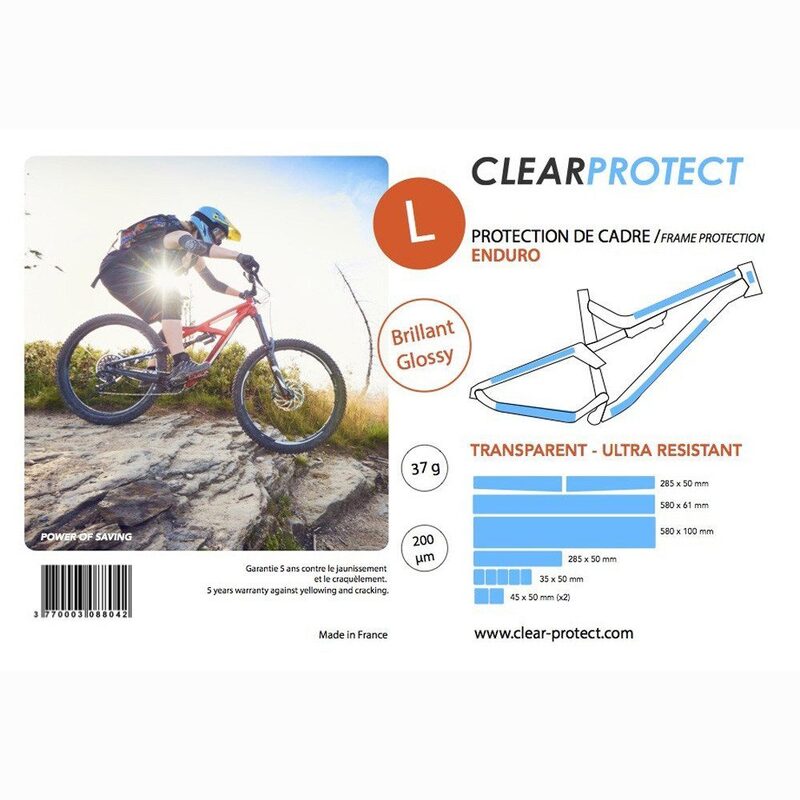 Protection Adhésive pour Cadre Clearproteck PACK L Mat