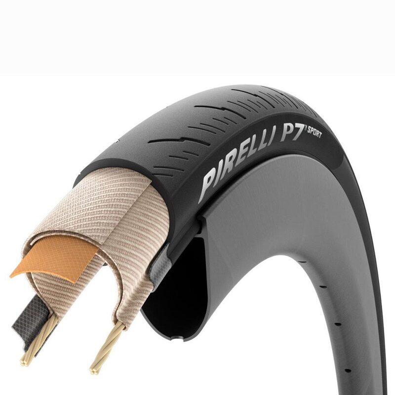 Pneu vélo route Pirelli P7 Sport tringles souples