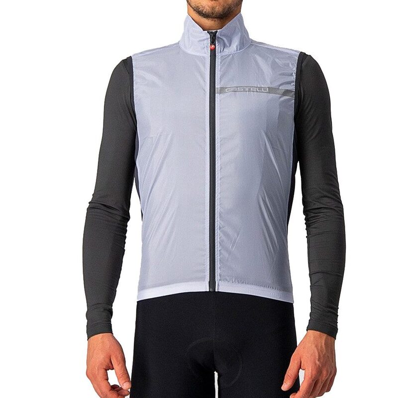Photo Gilet coupe-vent Castelli Squadra Stretch Vest gris clair L