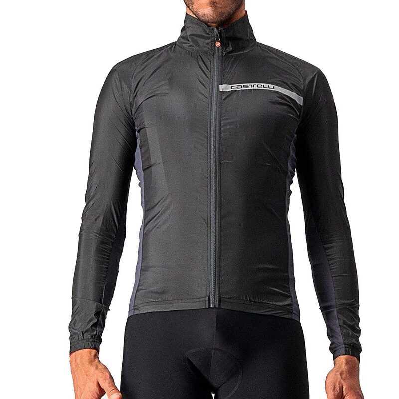 Photo Veste vélo coupe-vent Castelli Squadra Stretch Jacket M noir