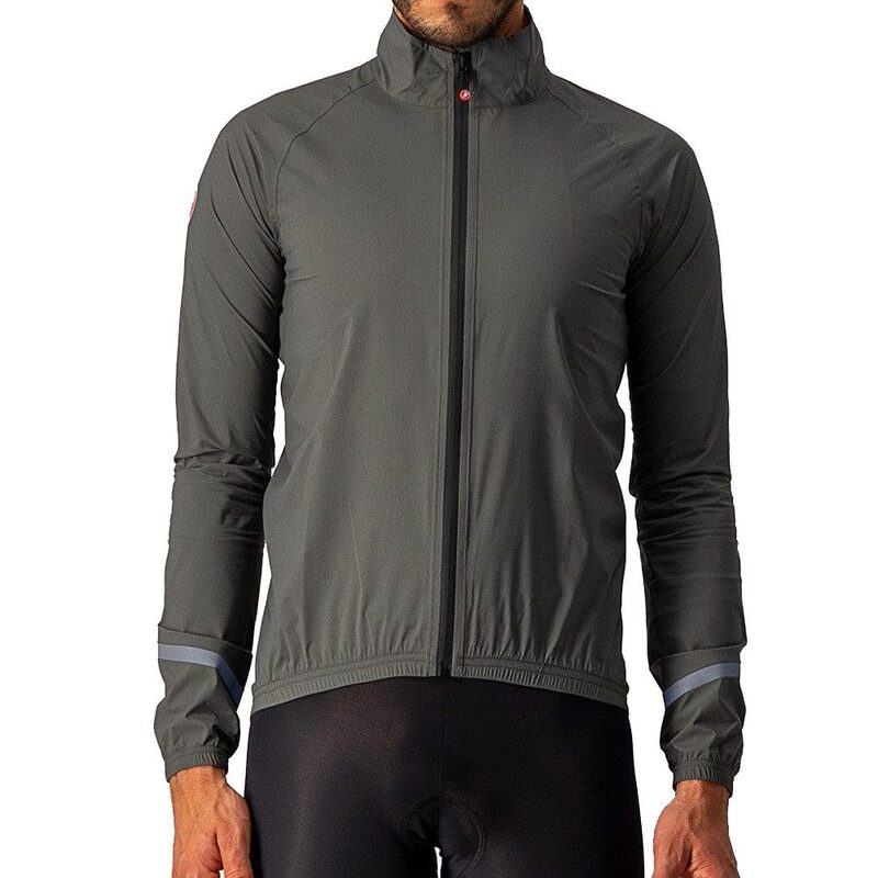 Photo Veste vélo imperméable Castelli Emergency 2 Rain Jacket kaki XXL