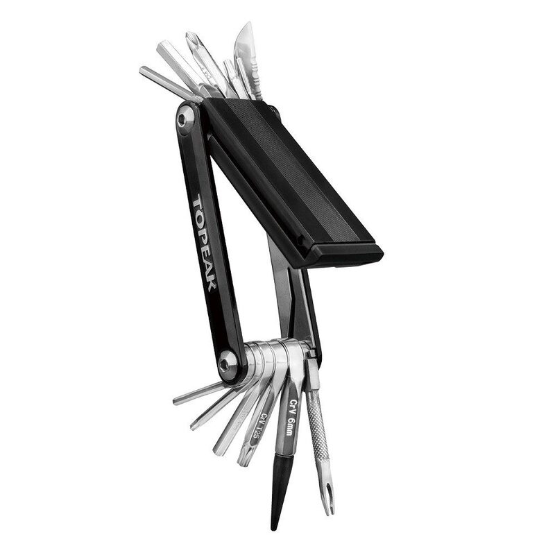 Topeak Tubi multitool met 18 functies, zwart