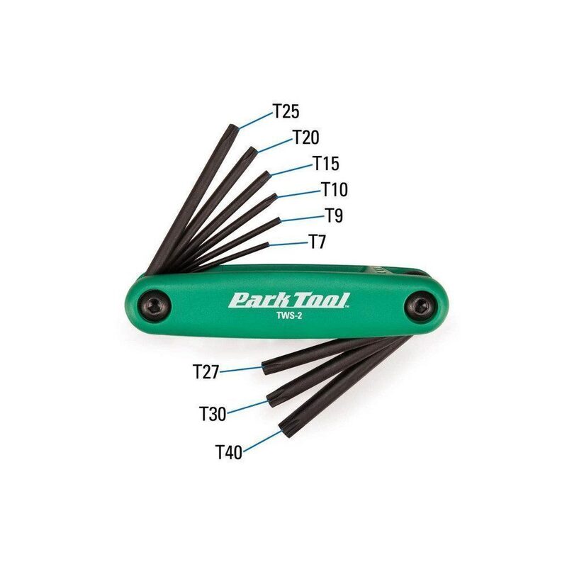 Kit Clés Torx Park Tool - T7/T9/T10/T15/T20/T25/T27/T30/T40 Kit Clés Torx Park Tool - T7/T9/T10/T15/T20/T25/T27/T30/T40