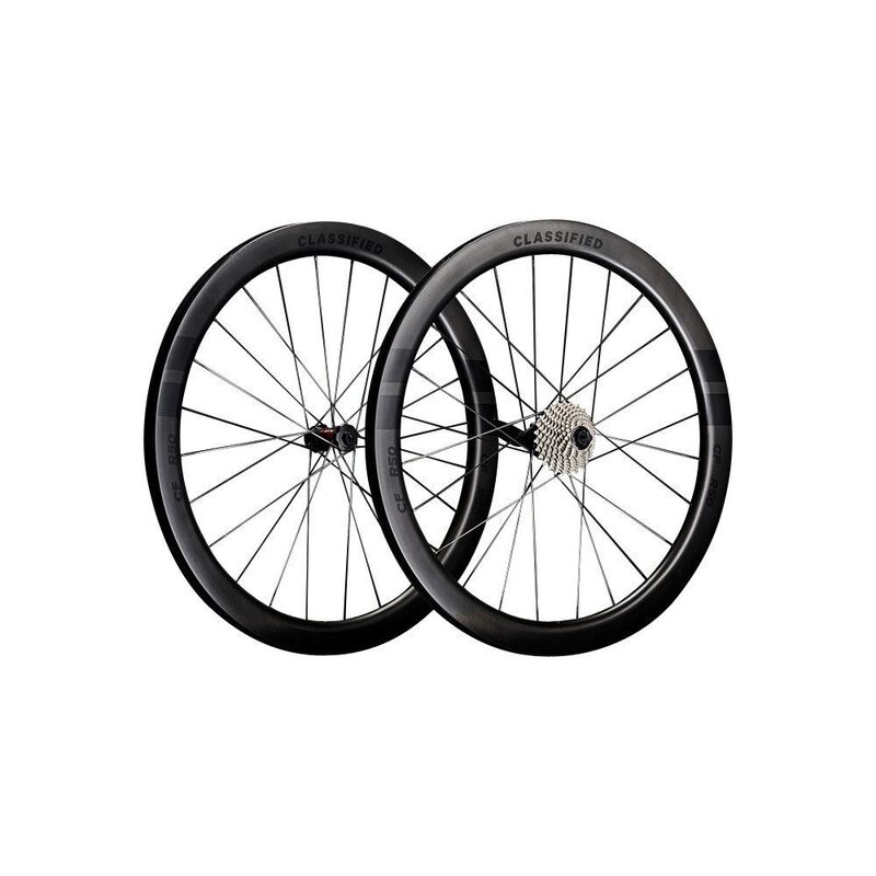 Roues vélo route Classified Powershift CF R50 à pneus