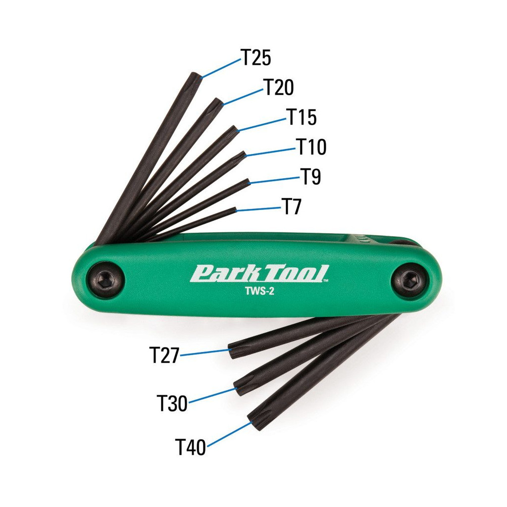 Kit de de deux multi-clés Allen et Torx - Park Tool - AWS-10 et TWS-2