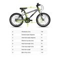Vélo enfant Frog Bikes 44 Red 16 pouces Vélo enfant Frog Bikes 44 Red 16 pouces