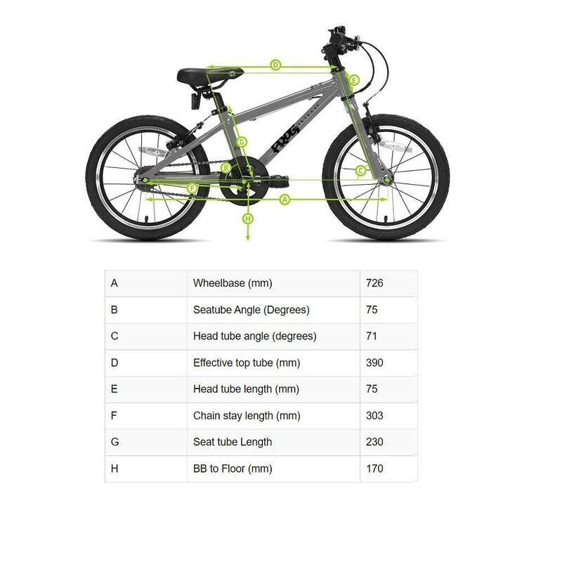 Kinderfiets Frog Bikes 44 Rood 16 inch