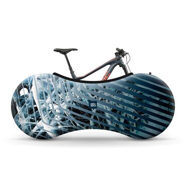 Housse de protection vélo Velosock Indoor Bike Cover - Camo noir rose