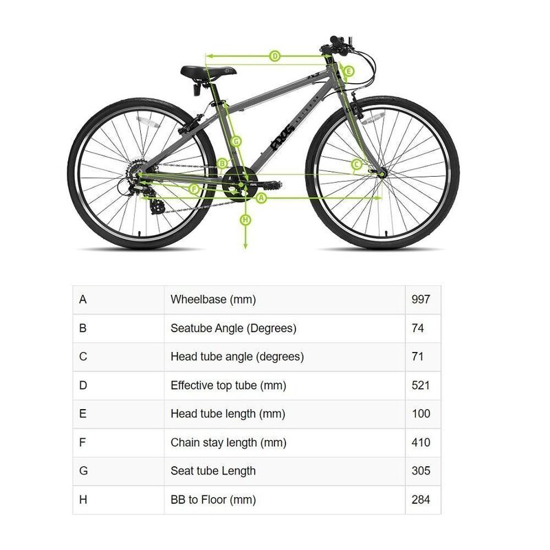 VTT enfant Frog Bikes 62 Black 24 pouces, cadre aluminium, 9.25 kgs