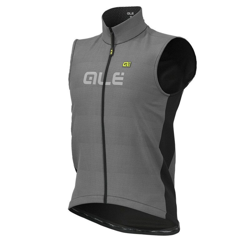 Gilet vélo coupe-vent Alé Cycling Klimatik Black Reflective