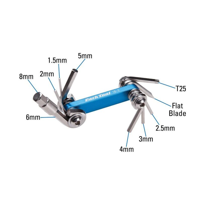 Kit transportable Clés Hexagonales, Clé Torx et Tournevis plat Park Tool