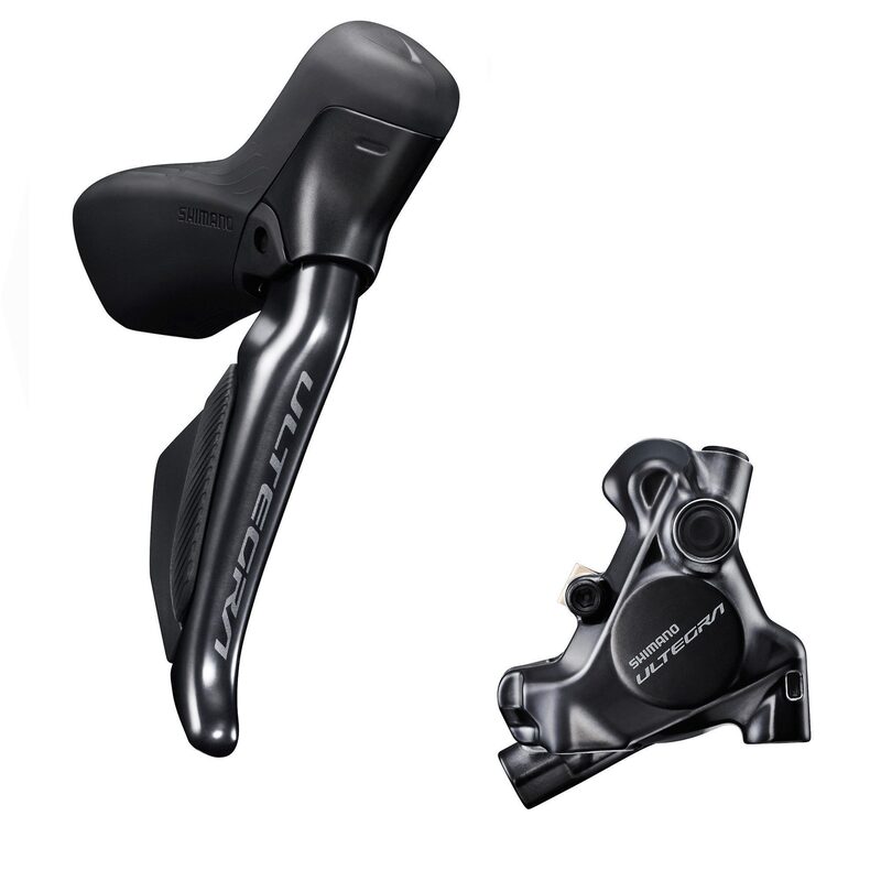 Poignée droite Shimano Ultegra DI2 11V R8170 Hydraulique avec Etrier de frein Flat Mount