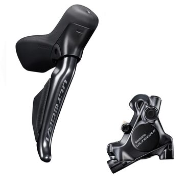 Rechterhandgreep Shimano Ultegra DI2 12V R8170 hydraulisch met Flat Mount remklauw