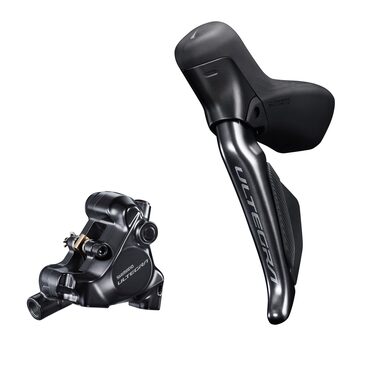 Poignée gauche Shimano Ultegra DI2 12V R8170 Hydraulique avec Etrier de frein Flat Mount
