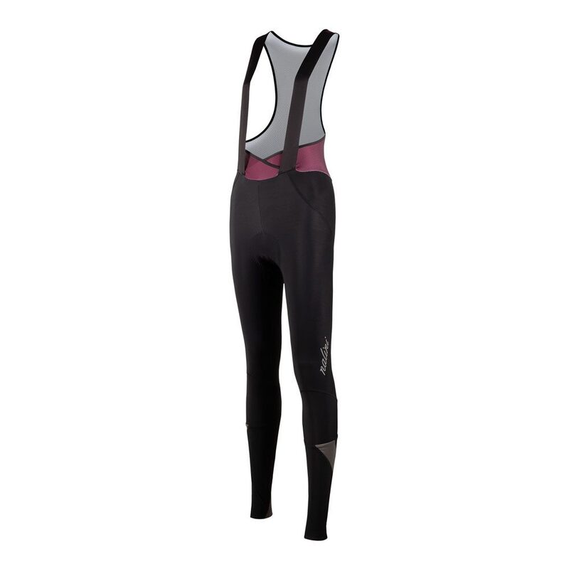 Lange fietsbroek met bretels voor dames Nalini Road Wr Lady Bib Tight 2022